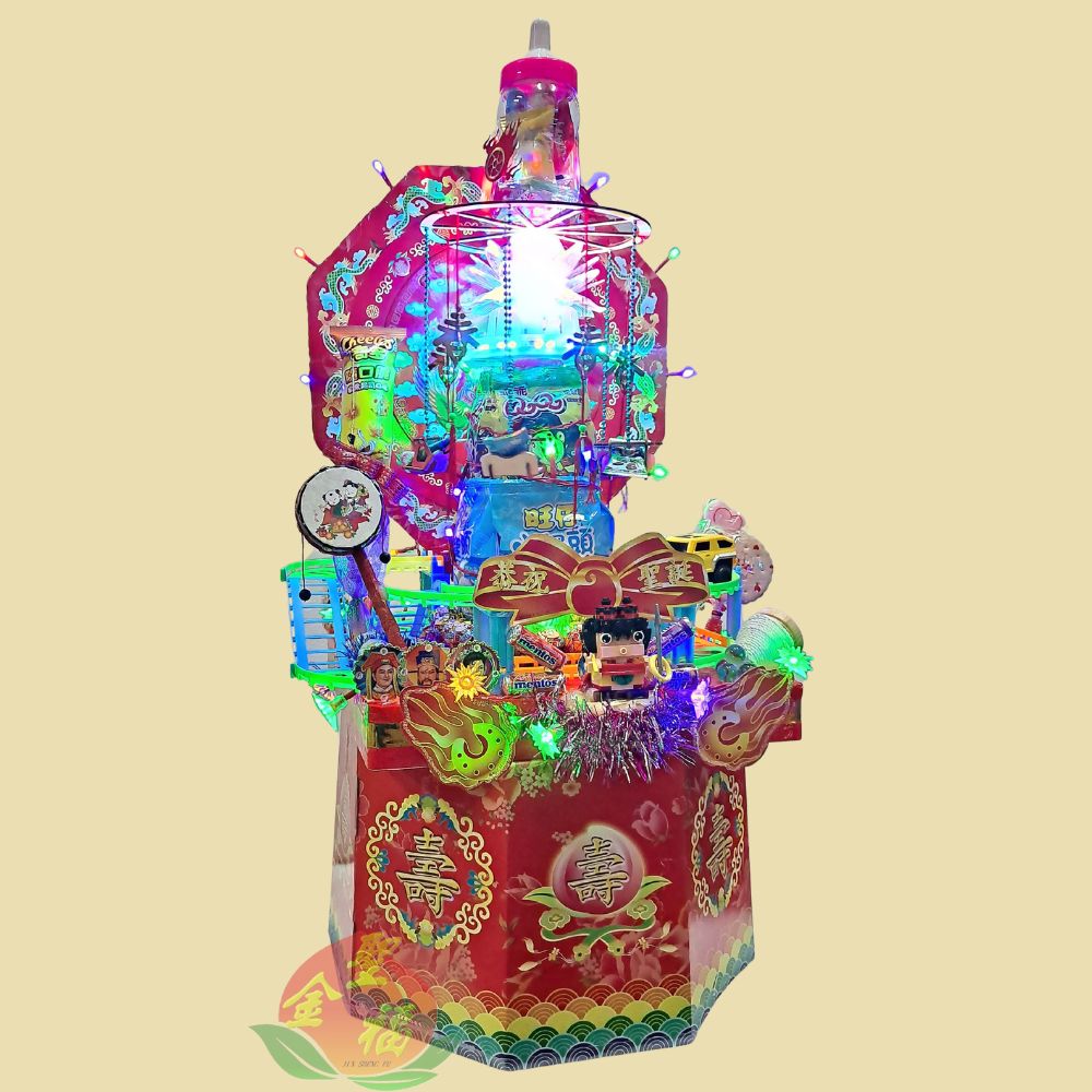 太子爺旋轉糖果祝壽座 三太子祝壽商品